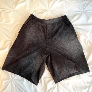 Black and Grey Lululemon Athletic Shorts